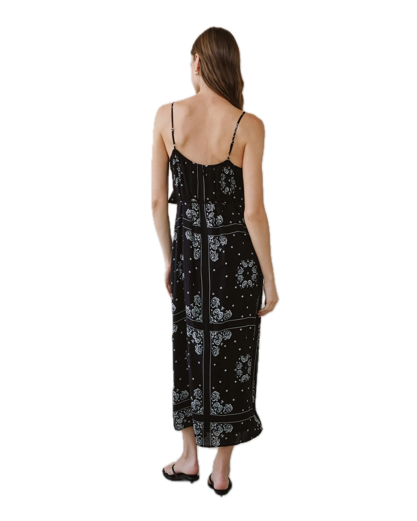 Ruffle Cami Midi Dress