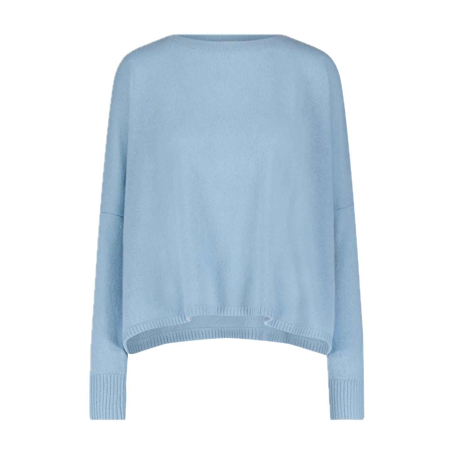 Cashmere Long Sleeve Cropped Crew
