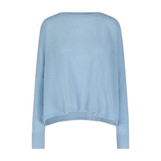 Cashmere Long Sleeve Cropped Crew