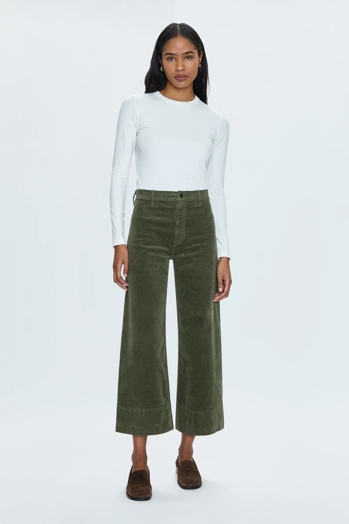 Penny Crop High Rise Wide Leg