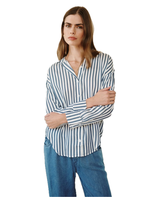 Stripe Oversized Button Down